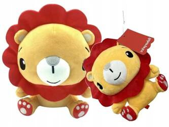 FISHER PRICE MASKOTKA PLUSZAK LEW LWIĄTKO 20cm dla maluszka +0 m-cy