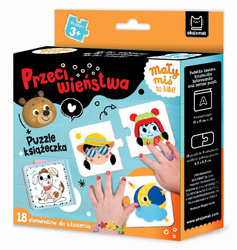 Mały miś to lubi! Przeciwieństwa. Puzzle...