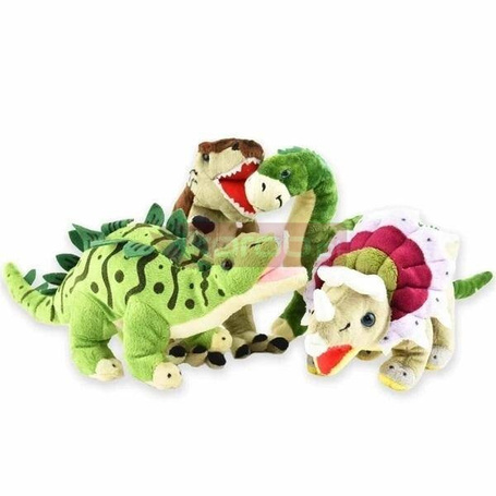 Maskotka pluszowy dinozaur 32cm MIX