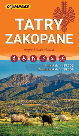 Mapa kieszonkowa - Tatry, Zakopane