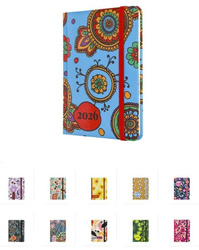 Terminarz 2026 tygod. A5 perforowany grzbiet MIX