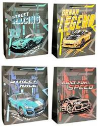 Torebka prezentowa L Pojazdy