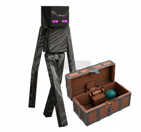 MINECRAFT MOVIE figurka filmowa ENDERMAN + akcesoria JFR61