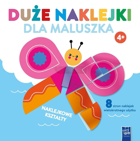 Duże naklejki dla maluszka 4+ Motylek