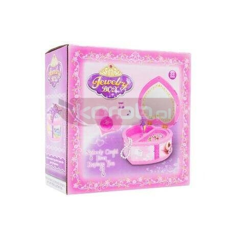 Szkatułka nakręcana serduszko ze światłem