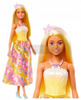 LALKA BARBIE KSIĘŻNICZKA z długimi włosami o żółtych pasemkach HRR09