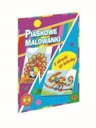 Piaskowe malowanki Kameleon, paw ALEX