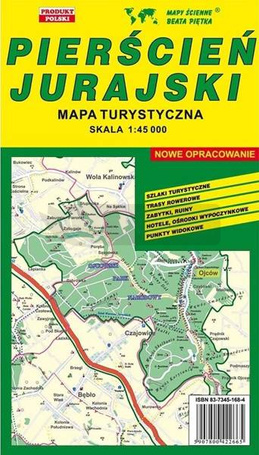 Pierścień Jurajski 1:45 000 mapa turystyczna