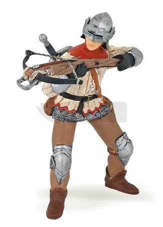 Rycerz z kuszą czerwony