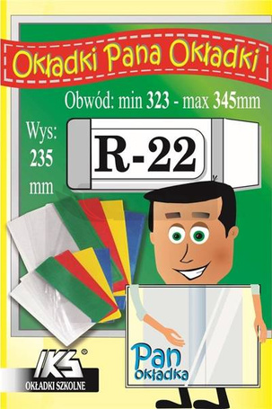 Okładka książkowa regulowana R22 (25szt) IKS