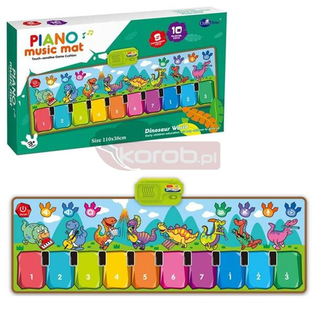 Pianino podłogowe - dinozaury