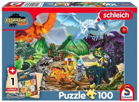 Puzzle 100 Bitwa o Super Kryształ + figurka G3