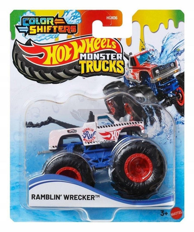 HOT WHEELS MONSTER TRUCK COLOR SHIFTERS POJAZD Ramblin Wrecker JCH05
