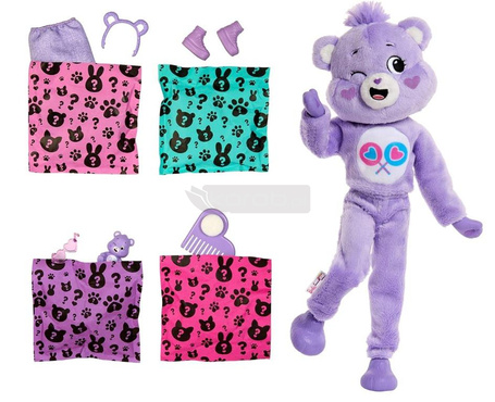 BARBIE CUTIE REVEAL TROSKLIWE MISIE Lalka w kostiumie misia Miśki JCN94
