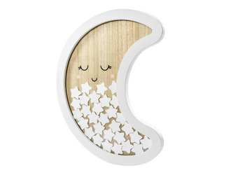 Drewniana księga gości Księżyc 38,5x30cm