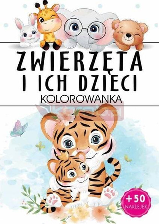 Zwierzęta i ich dzieci. Kolorowanka