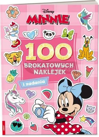 Minnie. 100 brokatowych naklejek