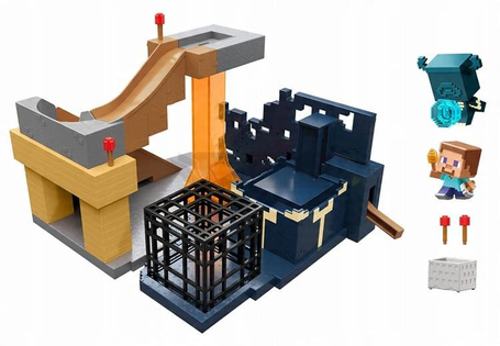 MINECRAFT MINI MODE Zestaw Powrót Strażnika, 2 MINIFIGURKI Steve Strażnik HXT72
