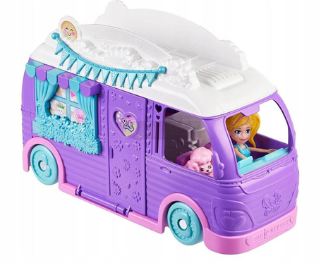 LALKA POLLY POCKET GALMPINGOWY VAN KAMPER zestaw do zabawy +4 lata JCC32