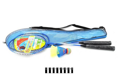 Zestaw metalowych rakiet badminton w pokrowcu MIX