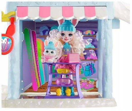 Lalka Enchantimals GJX50 Zimowa chatka
