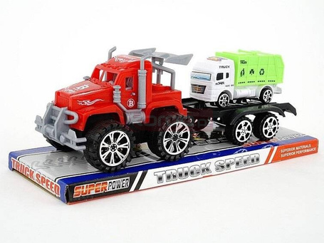 Auto z lawetą i autem