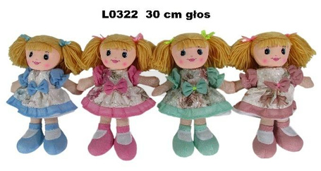 Lalka z głosem 30cm MIX