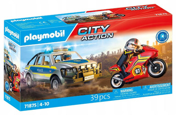 PLAYMOBIL CITY ACTION 71875 Pościg policyjnym pick-upem, zestaw +4 lata