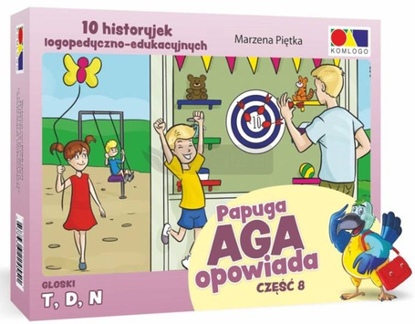 Historyjki obrazkowe. Papuga Aga opowiada cz.8