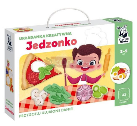 Kapitan Nauka Jedzonko. Układanka kreatywna