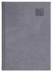 Kalendarz 2026 B5 tygodniowy Aluminium srebrny