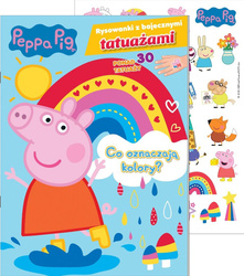 Świnka Peppa. Rysowanki z bajecznymi tatuażami