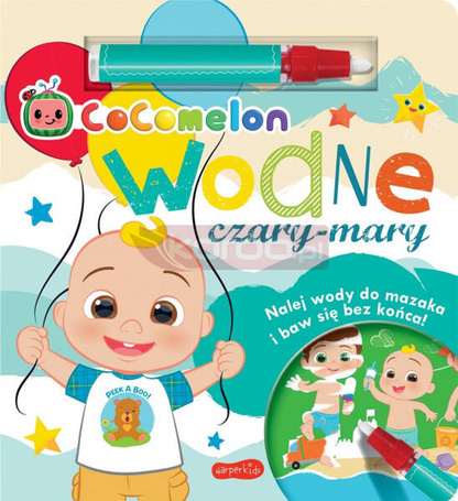 Kolorowanka wodna Cocomelon Wodne czary-mary