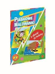 Piaskowe malowanki Hipopotam, małpa ALEX