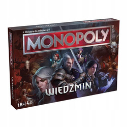 GRA PLANSZOWA MONOPOLY WIEDŹMIN polska wersja językowa