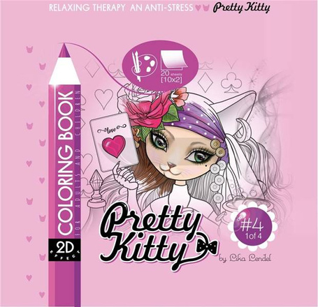 Kolorowanka antystresowa 200x200 Pretty Kitty 4