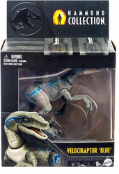 JURASSIC WORLD HAMMOND COLLECTION DINOZAUR Velociraptor Blue HTV62