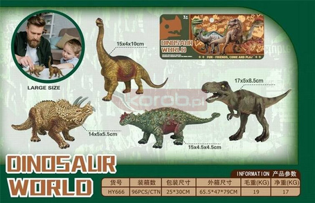 Zestaw dinozaurów