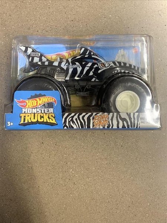 HOT WHEELS Monster Trucks pojazd Zebra Shark GWL07
