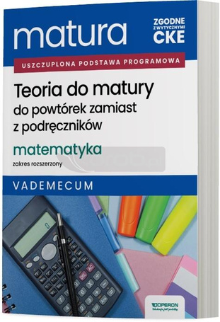 Matura 2026 Matematyka Teoria do matury Vadem. ZR