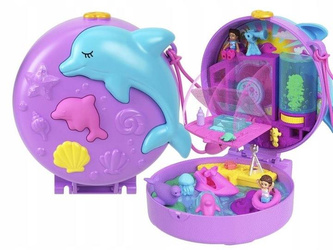 LALKA POLLY POCKET AKWARIUM DELFINA zestaw do zabawy dla dzieci +4 lata HWN96