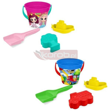 Komplet do piasku 4 el. mix