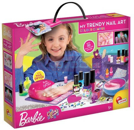 Zestaw Modna lampka do manicure Barbie