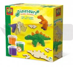 Ciasto masa Drewniane dinozaury