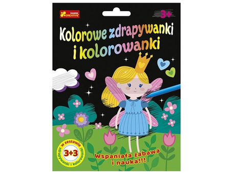 Zdrapywanki&kolorowanki Królewna i przyjaciele 3+3