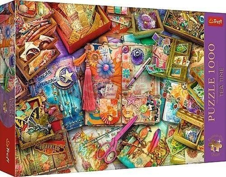 Puzzle 1000 Biurko dziennikarza TREFL