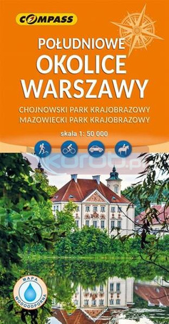 Mapa - Południowe okolice Warszawy 1:50 000