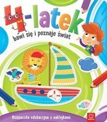 4-latek bawi się i poznaje świat