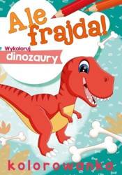 Ale frajda! Wykoloruj dinozaury