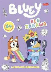 Ale zabawa. Bluey. Wesoła kolorowanka